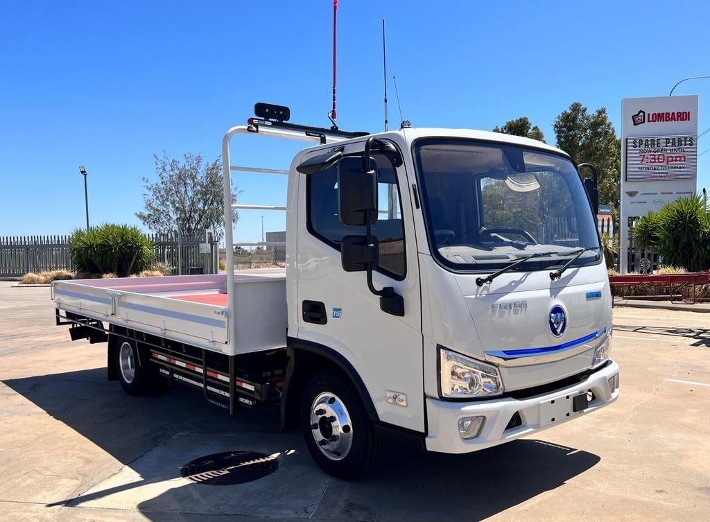 Foton’s first electric trucks charging into WA